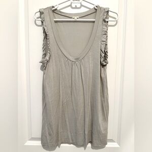J. Crew Ruffle Sleeve Tank